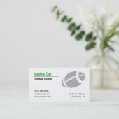 Visitenkarte für den Fußball-Reisebus (Stehend Vorderseite)