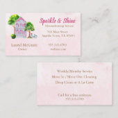 Visitenkarte für den häuslichen Dienst (Vorne/Hinten)