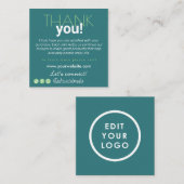 Visitenkarte für den Kunden Begleitkarte (Vorne/Hinten)