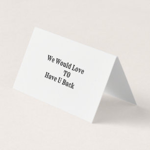 Visitenkarte für den Kunden Visitenkarten