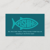 Visitenkarte für den kundenspezifischen Fischfang (Vorderseite)