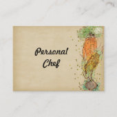 Visitenkarte für den persönlichen Koch (Vorderseite)