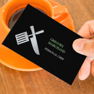 Visitenkarte für den persönlichen Koch