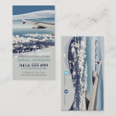 Visitenkarte für den Sitzplatz im Fahrfenster Clou (Vorne/Hinten)