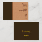 Visitenkarte für den Übersetzungsdienst (Vorne/Hinten)