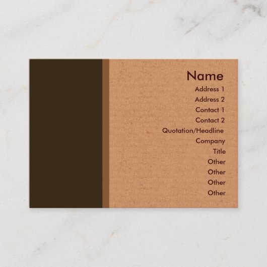 Visitenkarte für den Übersetzungsdienst (Vorderseite)