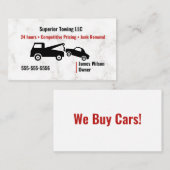 Visitenkarte für den vereinfachten Lastzug (Vorne/Hinten)