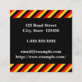 Visitenkarte für deutsche Sprachexperten (Rückseite)