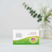 Visitenkarte für Diätetiker u. Terminkarte (Stehend Vorderseite)