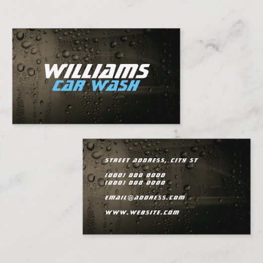 Visitenkarte für die Abdeckung der metallischen Ob (Vorne/Hinten)