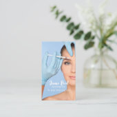 Visitenkarte für die ästhetische Krankenpflegerin (Stehend Vorderseite)