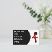 Visitenkarte für die Automobillackierung (Stehend Vorderseite)