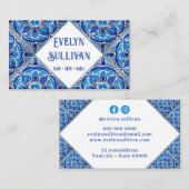 Visitenkarte für die Blaue Medizin (Vorne/Hinten)