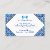 Visitenkarte für die Blaue Medizin (Rückseite)