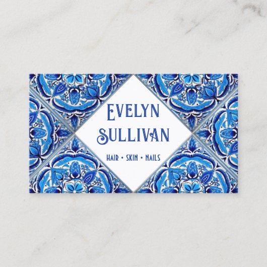 Visitenkarte für die Blaue Medizin (Vorderseite)