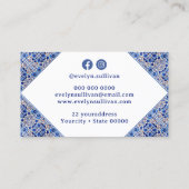 Visitenkarte für die Blaue Medizin (Rückseite)