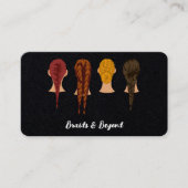 Visitenkarte für die Haarspflege (Vorderseite)