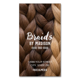 Visitenkarte für die Haarspflege Magnetische Visitenkarte