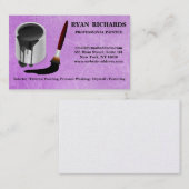 Visitenkarte für die Hausmalerei (Vorne/Hinten)