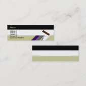 Visitenkarte für die Innenausstattung (Vorne/Hinten)