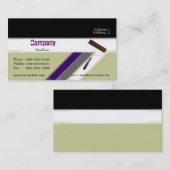 Visitenkarte für die Innenausstattung (Vorne/Hinten)