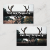 Visitenkarte für die Jagdgesellschaft (Vorne/Hinten)