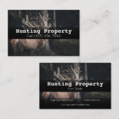 Visitenkarte für die Jagdgesellschaft (Vorne/Hinten)