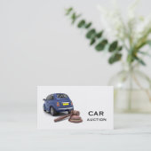 Visitenkarte für die Kfz-Versteigerung (Stehend Vorderseite)