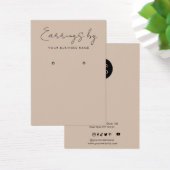 Visitenkarte für die Minimalistische Ohranzeige (Schreibtisch)