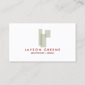 Visitenkarte für die mittelalterliche Box-Logos (T (Vorderseite)