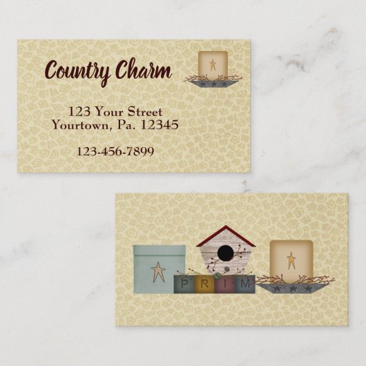 Visitenkarte für die Sammlung (Vorne/Hinten)