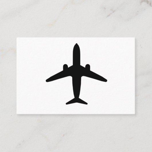 Visitenkarte für die Silhouette von Schwarzen Luft (Vorderseite)