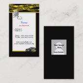 Visitenkarte für die Strafverfolgung (Vorne/Hinten)