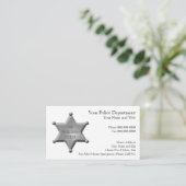 Visitenkarte für die Strafverfolgung (Stehend Vorderseite)