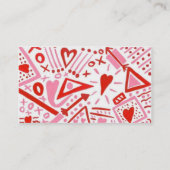 Visitenkarte für die Tagesbetreuung groß (Rückseite)