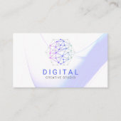 Visitenkarte für digitales Netzwerk (Vorderseite)