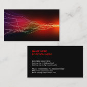 Visitenkarte für DJ, Elektriker, Verein, Förderer (Vorne/Hinten)