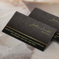 Visitenkarte für dunkle Ledertextur
