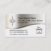 Visitenkarte für Echtzeit-Anwesen-Agent-Fotovorlag (Vorderseite)