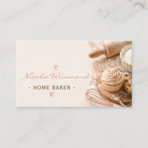 Visitenkarte für eine Heimbäckerei