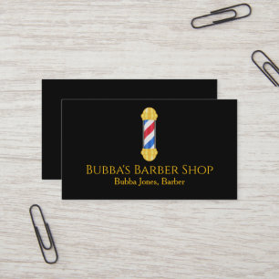 Visitenkarte für einen Friseursalon