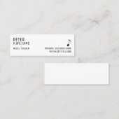 Visitenkarte für einen Musiklehrer (Vorne/Hinten)