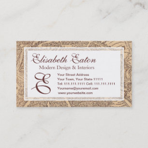 Visitenkarte für einen spanischen Lehrer,