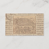 Visitenkarte für einen spanischen Lehrer, (Rückseite)