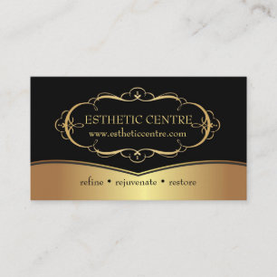 Visitenkarte für elegantes Kosmetik- & Make-Up-Stu