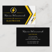 Visitenkarte für Elektriker (Vorne/Hinten)