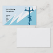 Visitenkarte für elektrisches Geschäft (Vorne/Hinten)