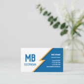 Visitenkarte für Elektrizitätsunternehmen (Stehend Vorderseite)