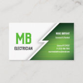 Visitenkarte für Elektro- und Elektronikunternehme (Vorderseite)