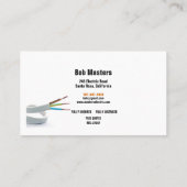 Visitenkarte für Elektro- und Installationswerke (Rückseite)